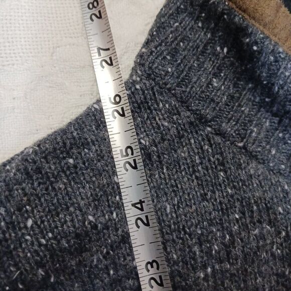 Woolrich Men's size L Jacket Sweater Dark Grey Brown Color - Picture 10 of 11